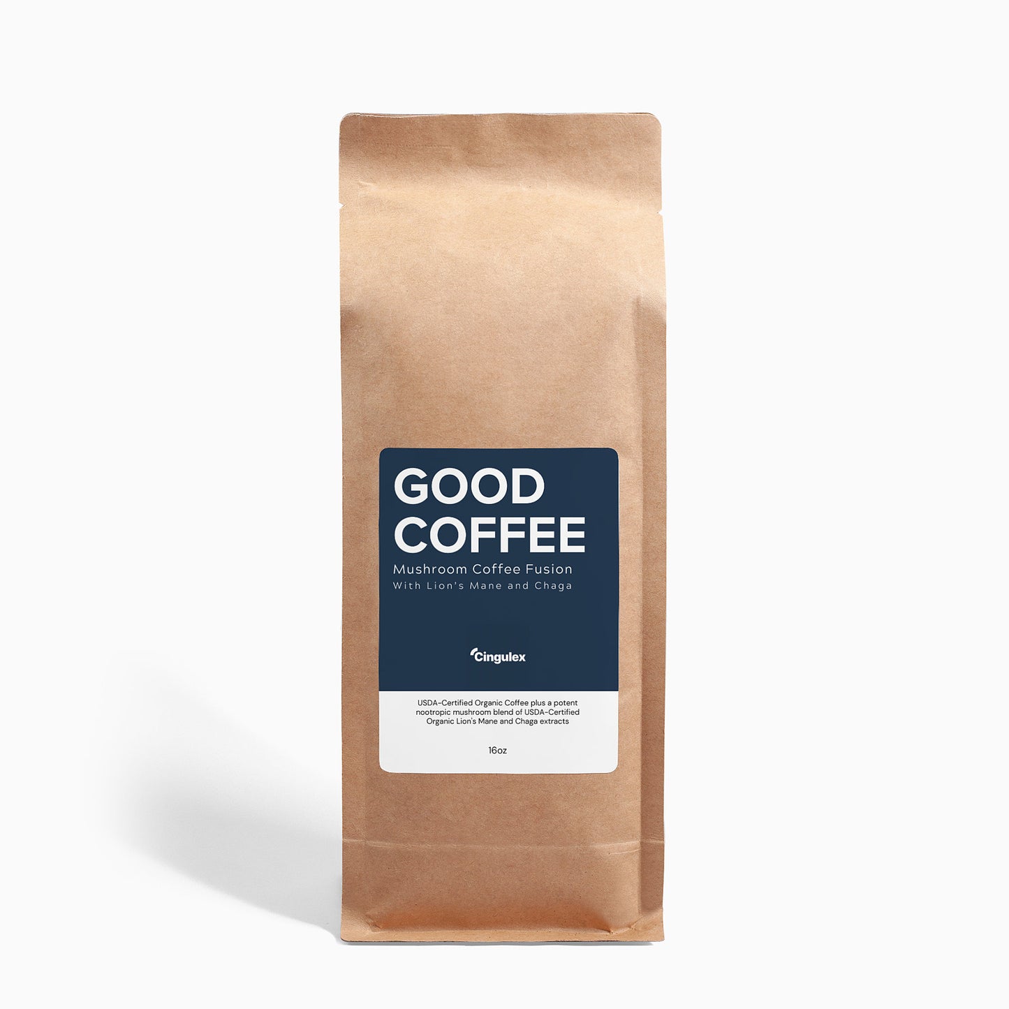 GOOD COFFEE - Mushroom Coffee Fusion with Lion’s Mane & Chaga 16oz