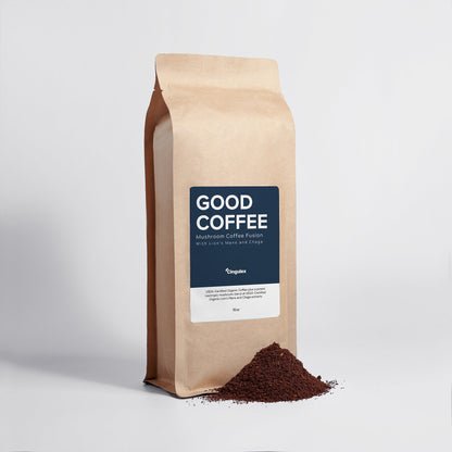 GOOD COFFEE - Mushroom Coffee Fusion with Lion’s Mane & Chaga 16oz